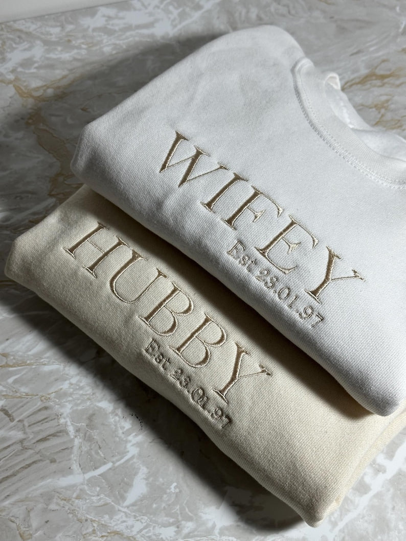 Sweatshirt for husband and wife